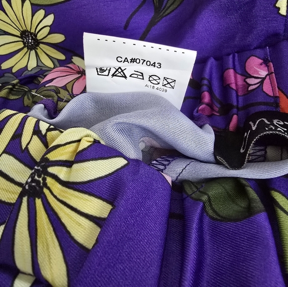 Floral Purple Trousers - Picture 6 of 7